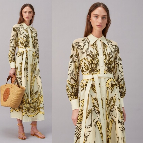 NWOT Tory Burch Eleanor Cotton Tulle Dress $1,298 2 - Picture 1 of 14